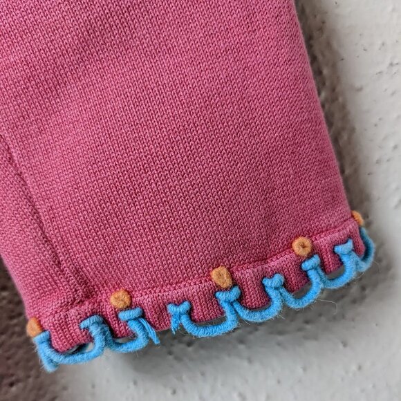 Women’s Michael Simon Pink Long Sleeve Sweater Sz S Butterfly New York VTG - Picture 5 of 11